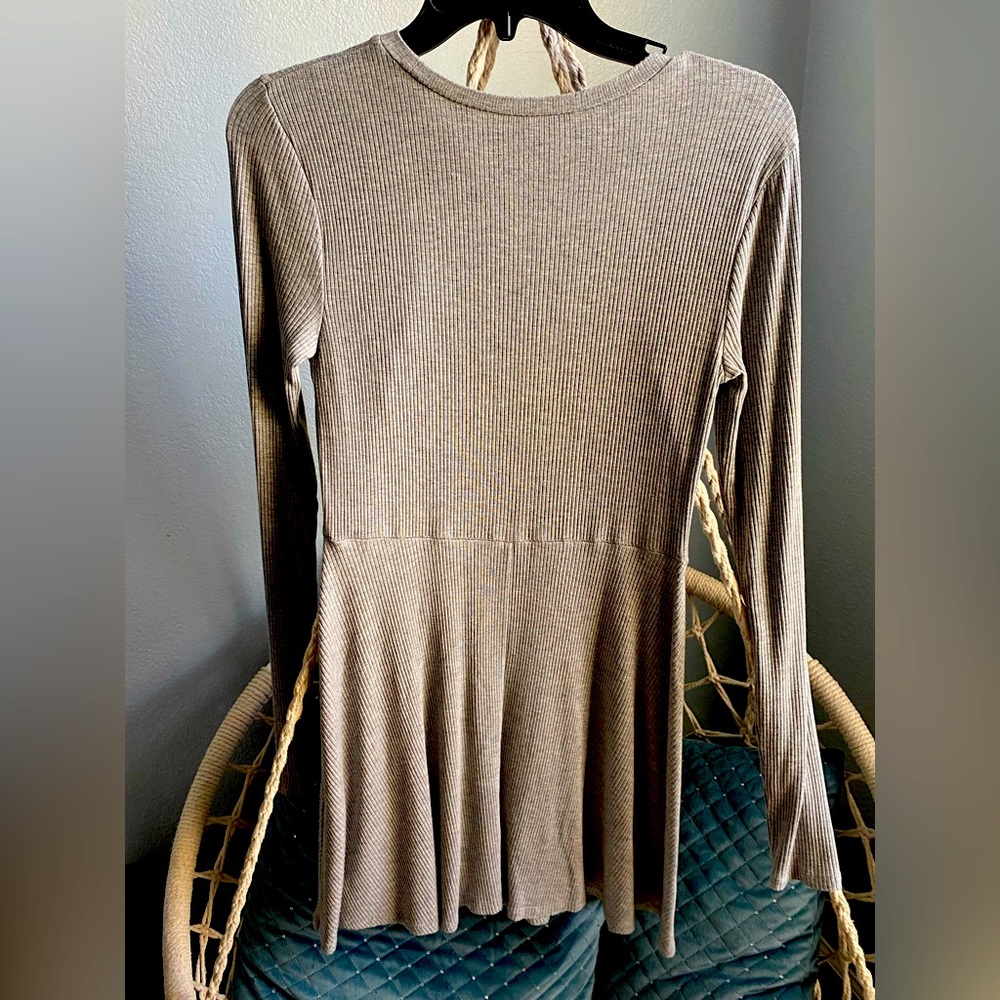 Gray dress with indented lines size medium from Forever 21.